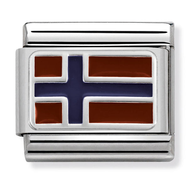 Norway Flag - Norway Silver Charm