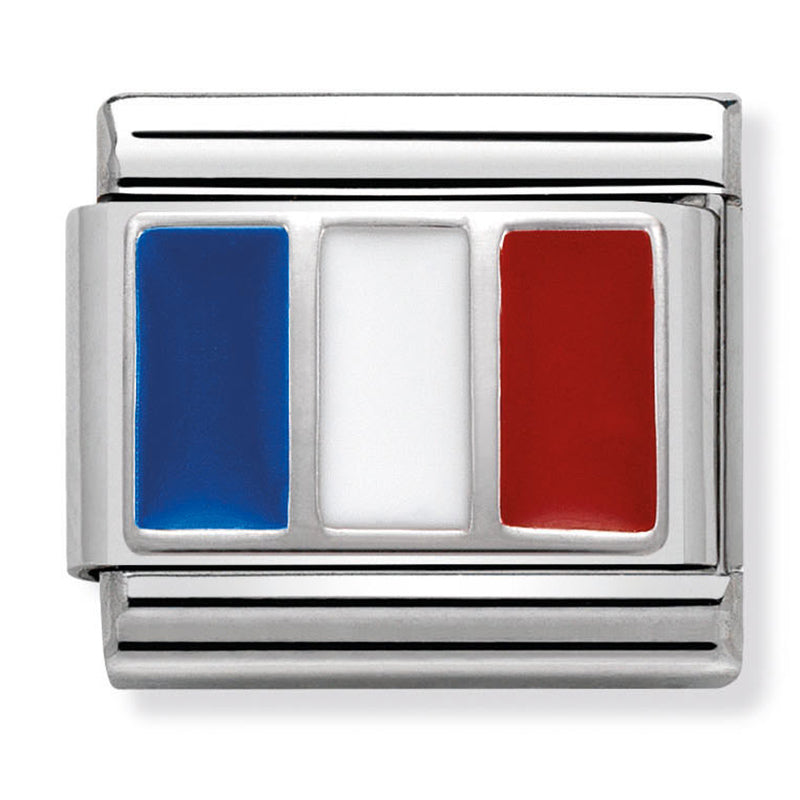 Europe Flag - France Silver Charm