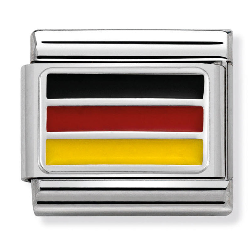 Europe Flag - Germany Silver Charm