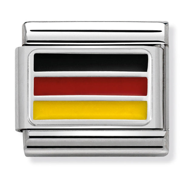 Europe Flag - Germany Silver Charm
