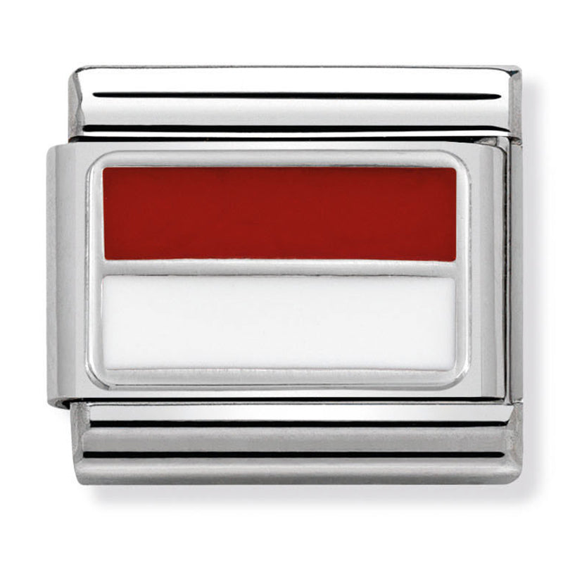 Europe Flag - Monaco/Indonesia Silver Charm