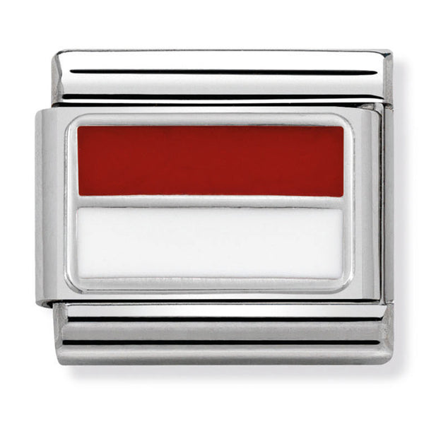 Europe Flag - Monaco/Indonesia Silver Charm