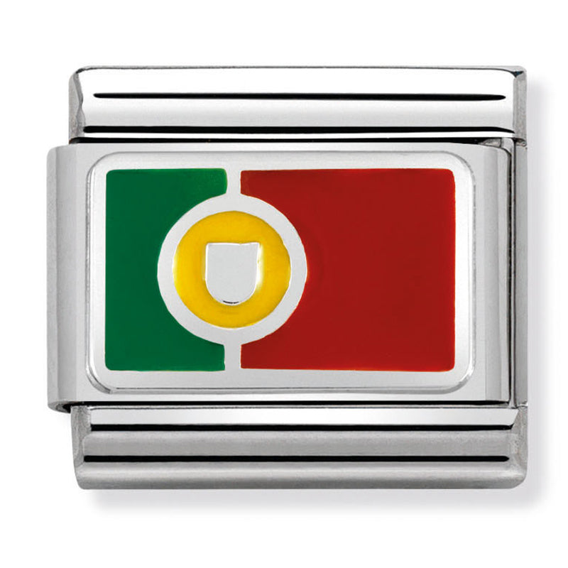 Europe Flag - Portugal Silver Charm