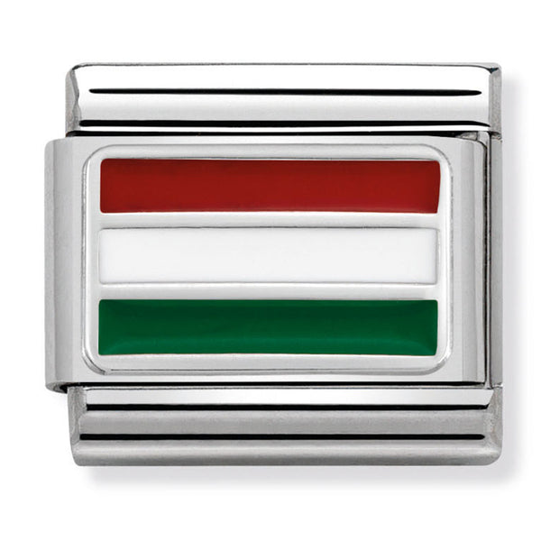 Europe Flag - Hungary Silver Charm
