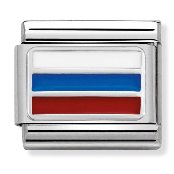 Europe Flag - Russia Silver Charm