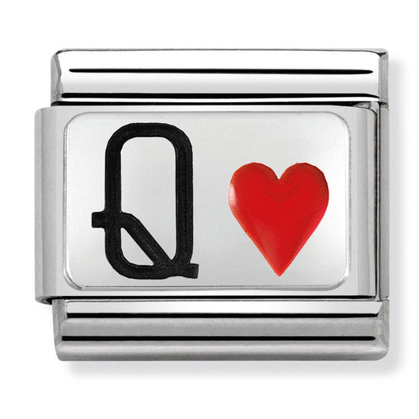 Symbols - Queen of Hearts Silver Charm