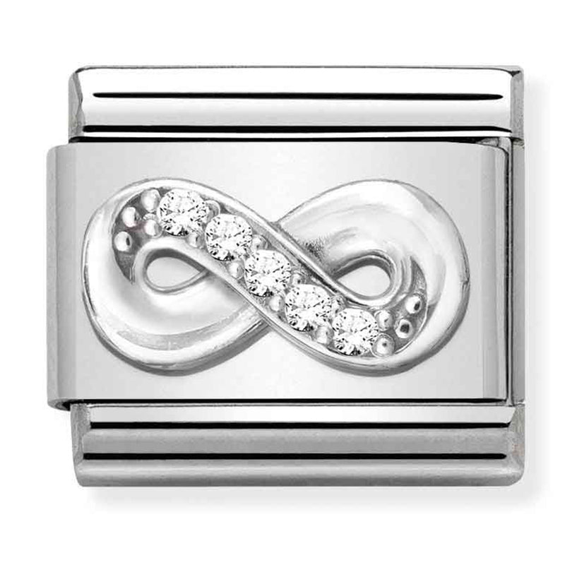 Symbols - Infinity with CZ Silver Charm