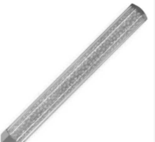 Octagon Crystalline Ballpoint Pen - Black