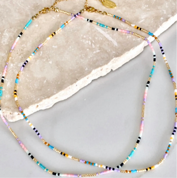 Corsica - Lilac Necklace