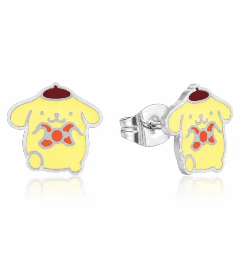 Sanrio - Pompompurin Bow - Necklace & Stud Earring