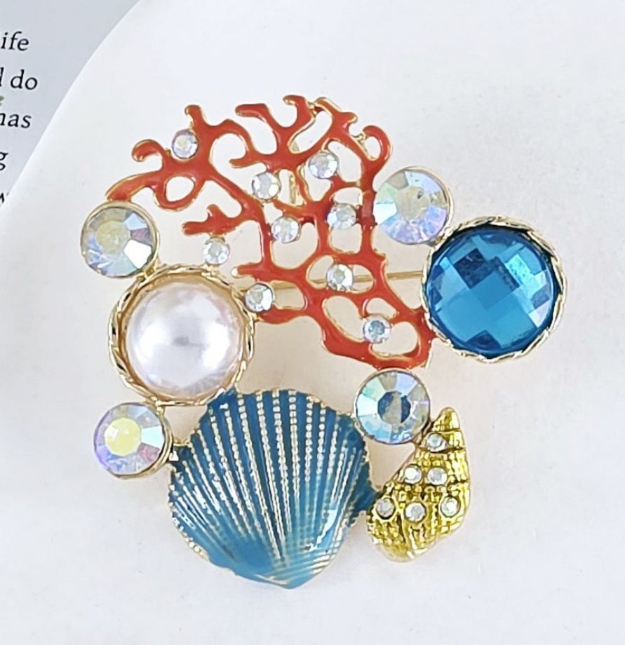 Brooch - Sea Shells