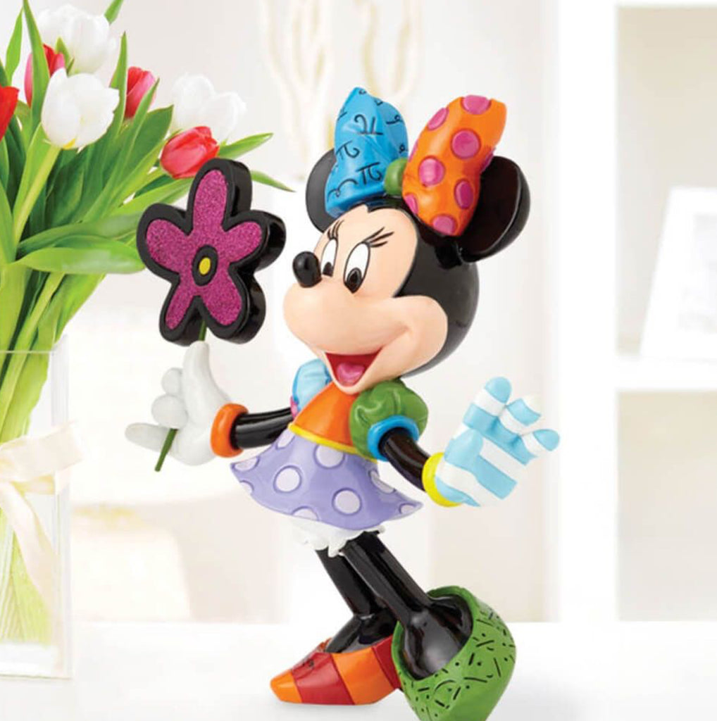 Minnie Mouse with Flowers Large Figurine