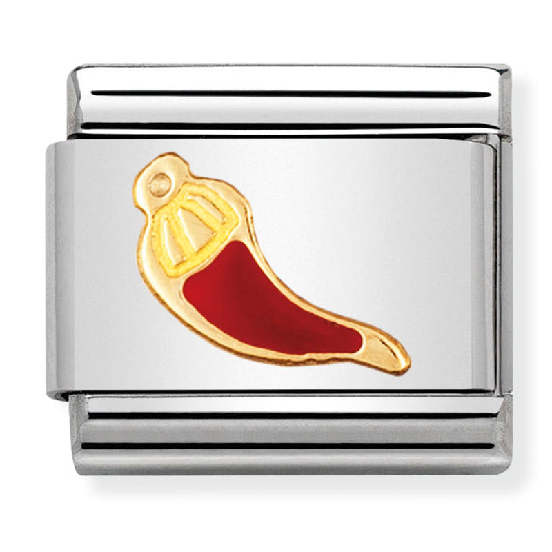 Good Luck - Red Horn Gold Charm