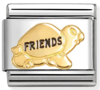 Animal - Friends Turtle/Tortoise Gold Charm