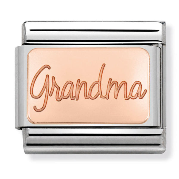 Family - Grandma Rosegold Charm