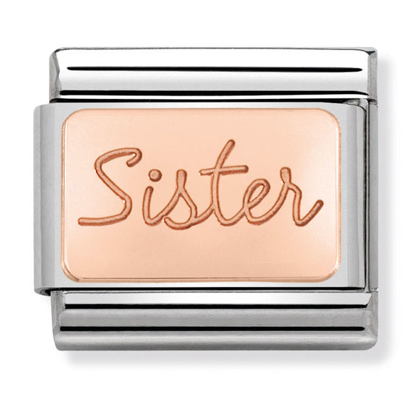 Family - Sister Rosegold Charm