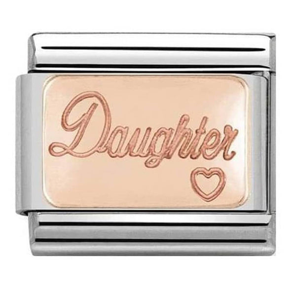 Family - Daughter Rosegold Charm