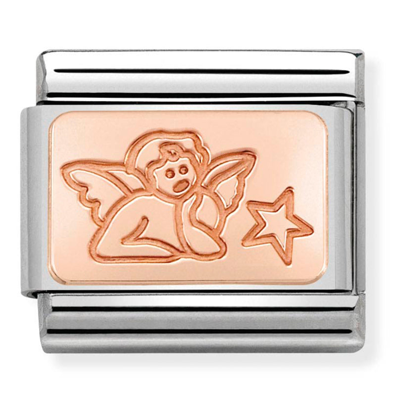 Symbols - Angel of Wishes Rosegold Charm