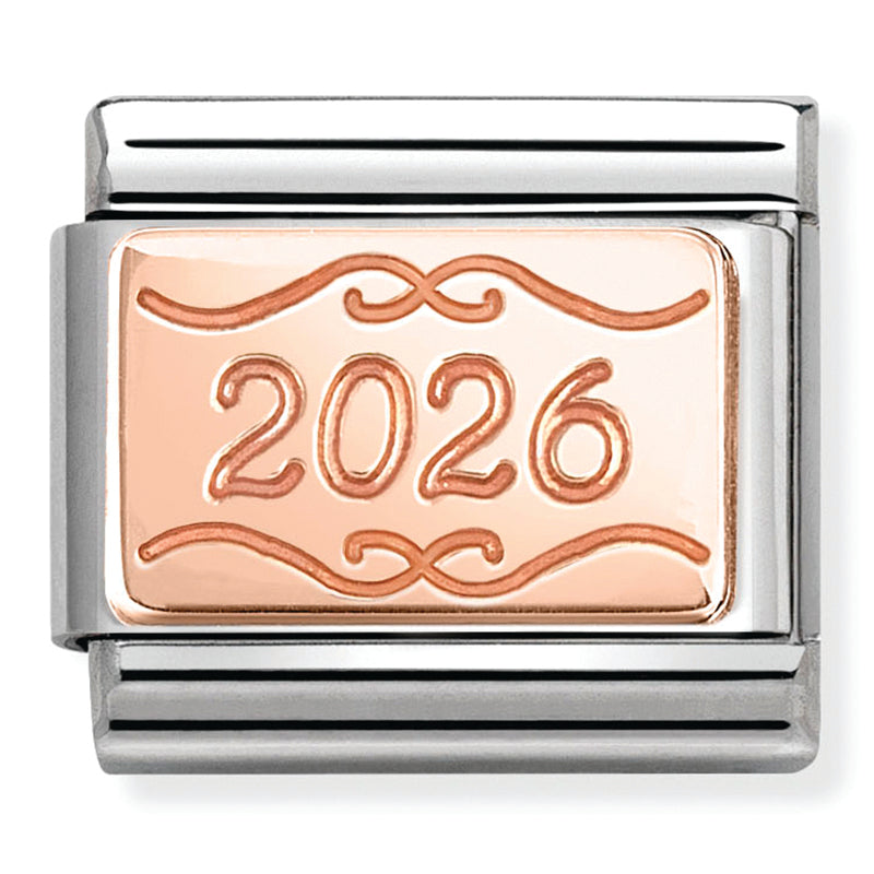 Celebrate - 2026 Rosegold Charm