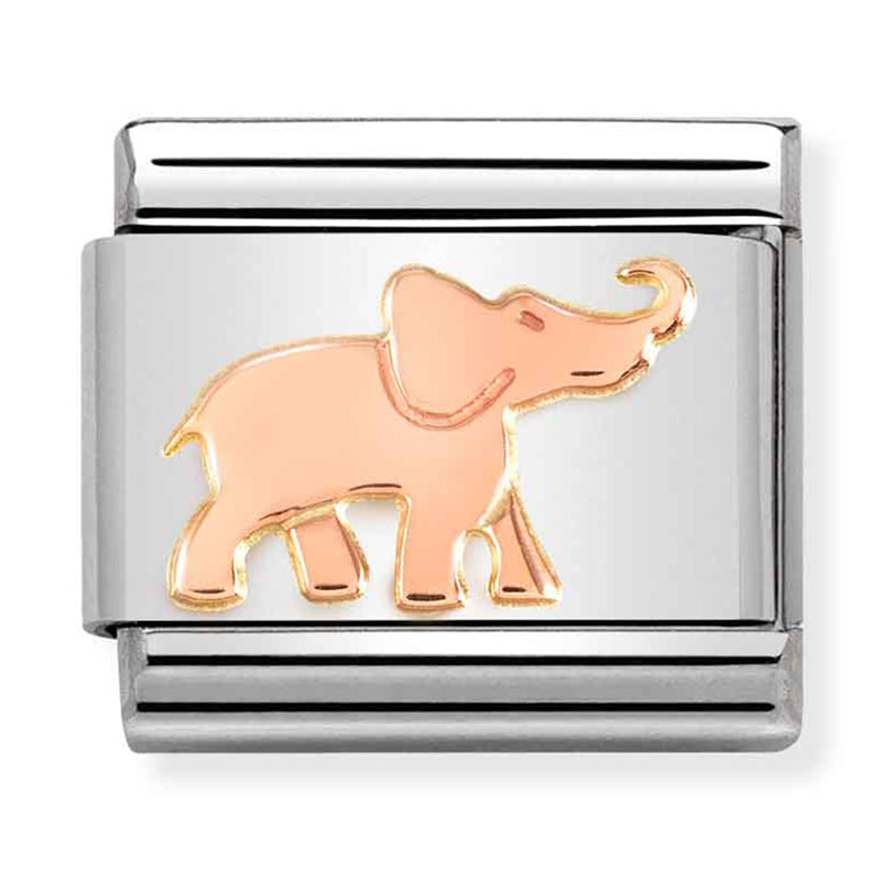 Animals - Elephant Rosegold Charm
