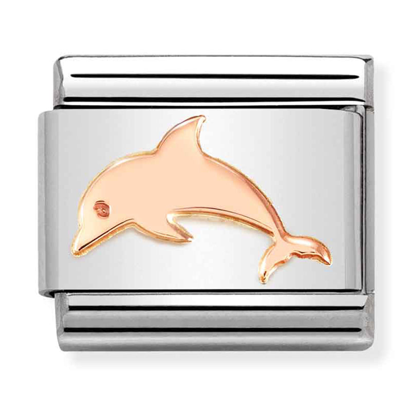 Animals - Dolphin Rosegold charm