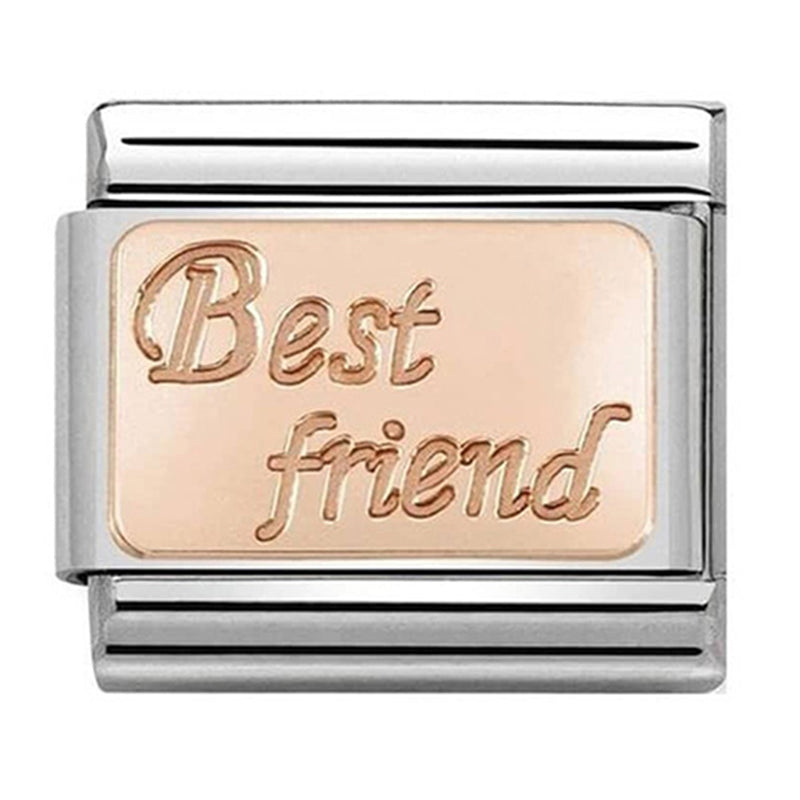 Friend - Best Friend Rosegold Charm