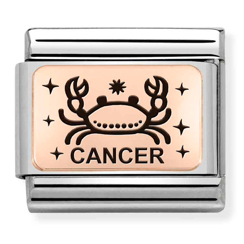 Zodiac - Cancer Rosegold Charm