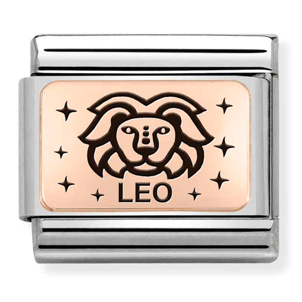 Zodiac - Leo Rosegold Charm