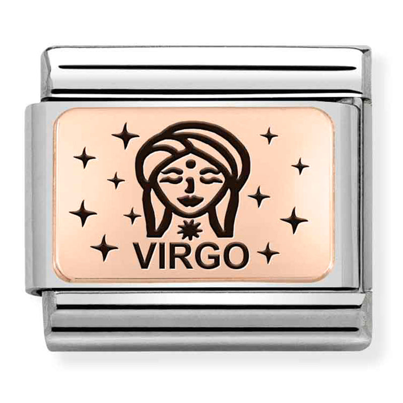 Zodiac - Virgo Rosegold Charm