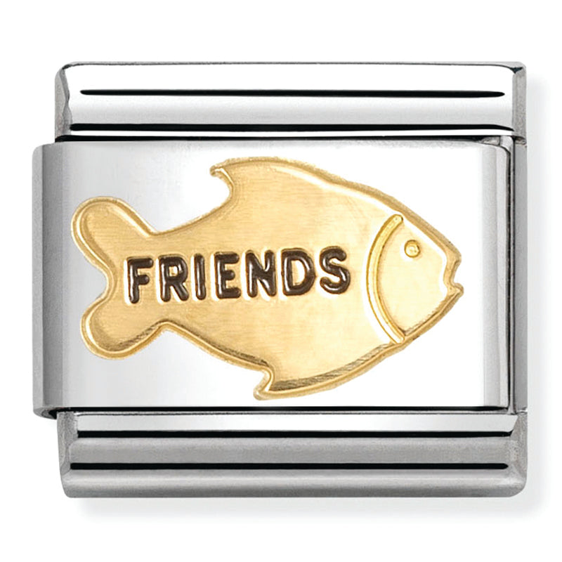 Animal - Fish Friends Gold Charm