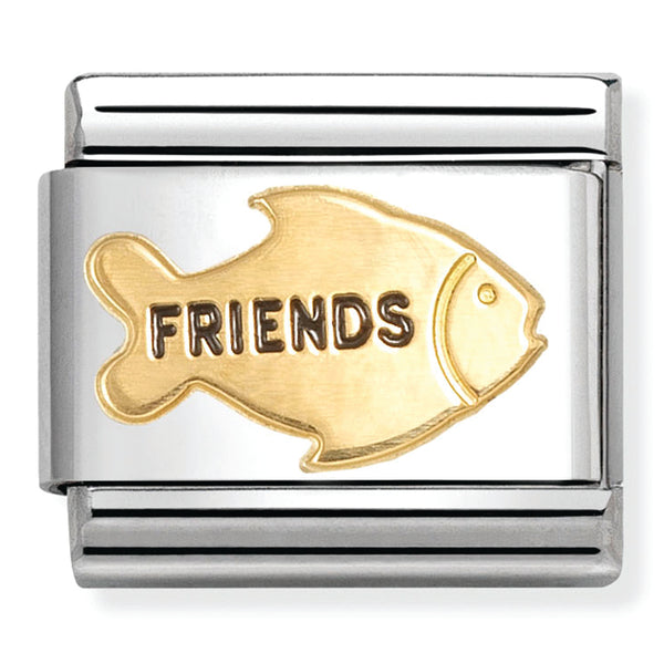 Animal - Fish Friends Gold Charm