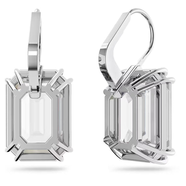 Millenia Octagon Clear Cut Drop Earrings