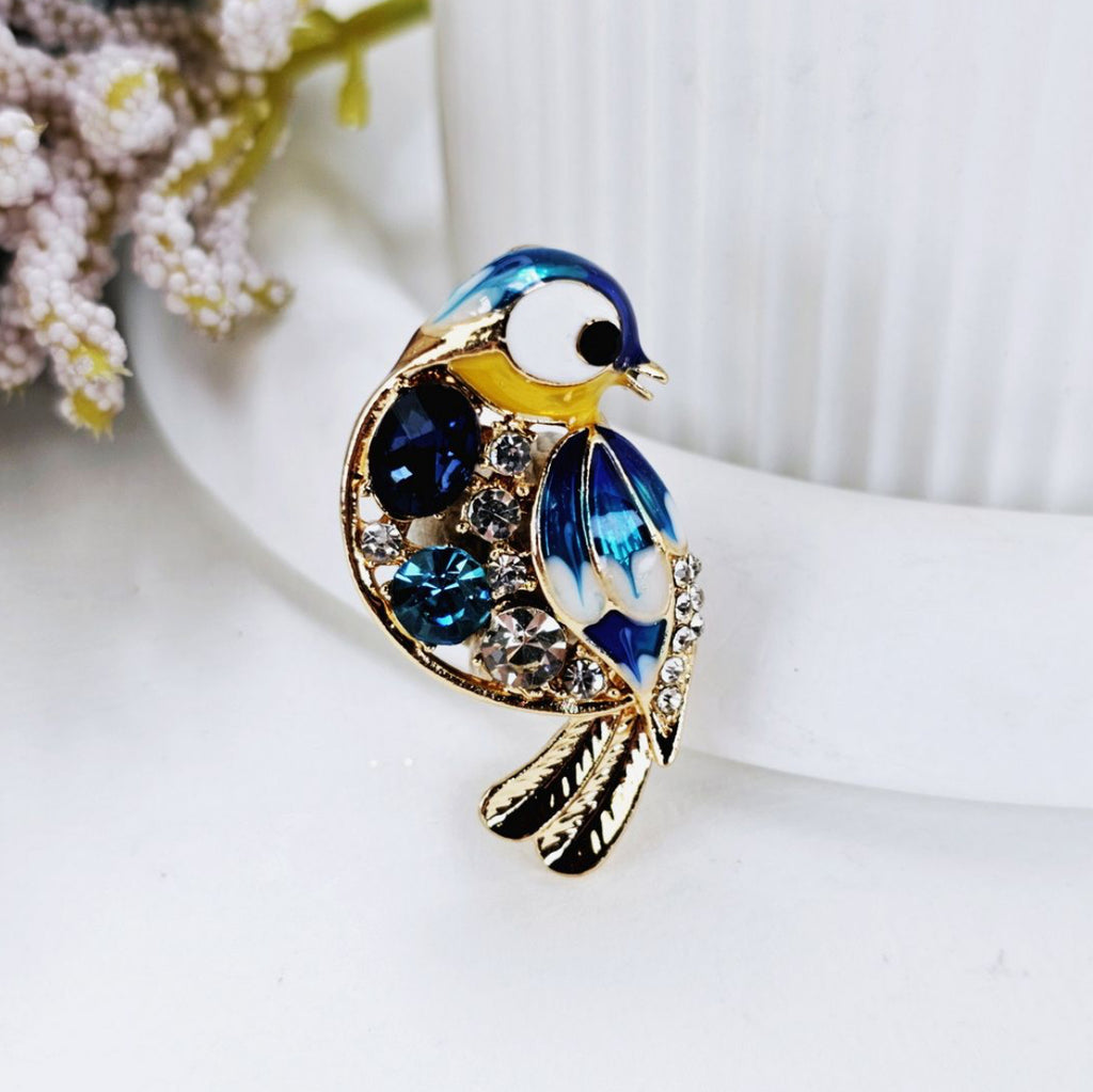 Brooch - Blue Bird