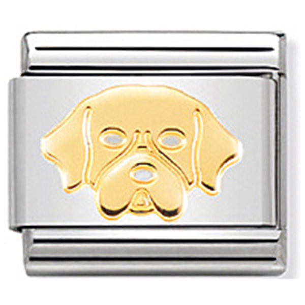 Animals - Golden Retriever Gold Charm