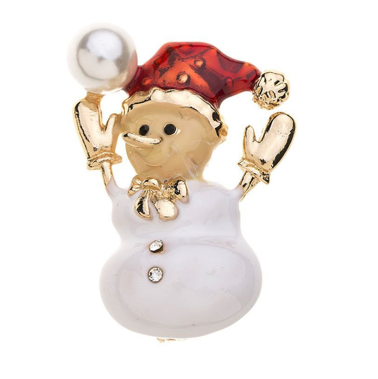 Brooch - Christmas Snowman