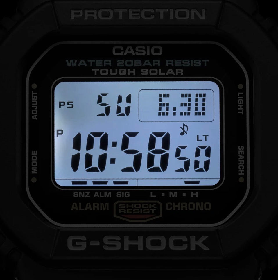 G-Shock Tough Solar Black Resin Watch