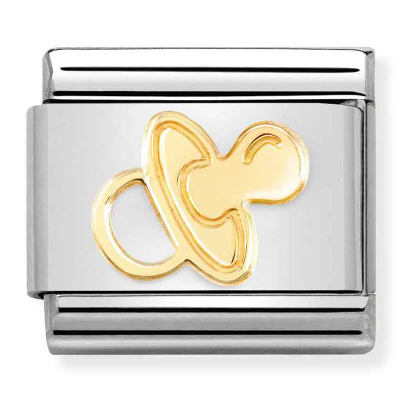 Baby - Pacifier Gold Charm
