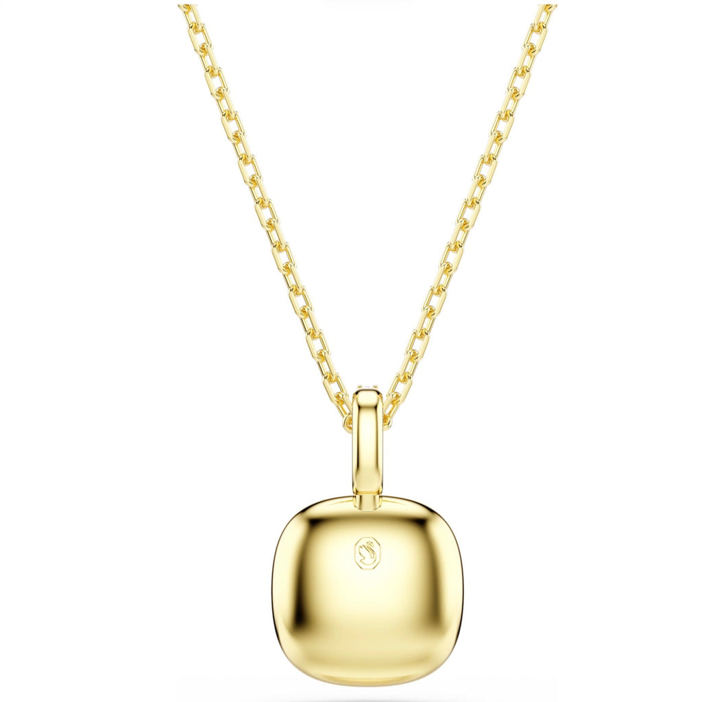 Una Angelic: White Cushion Cut Crystals Pendant - 2 Colours