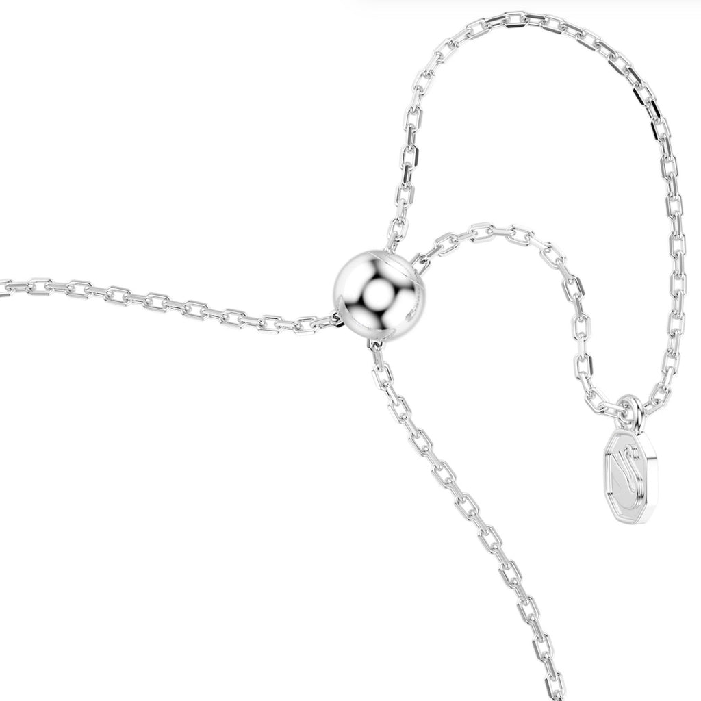 Mesmera: White Marquise Cut Silver Bracelet