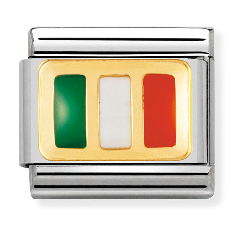 Europe Flag - Ireland Gold Charm