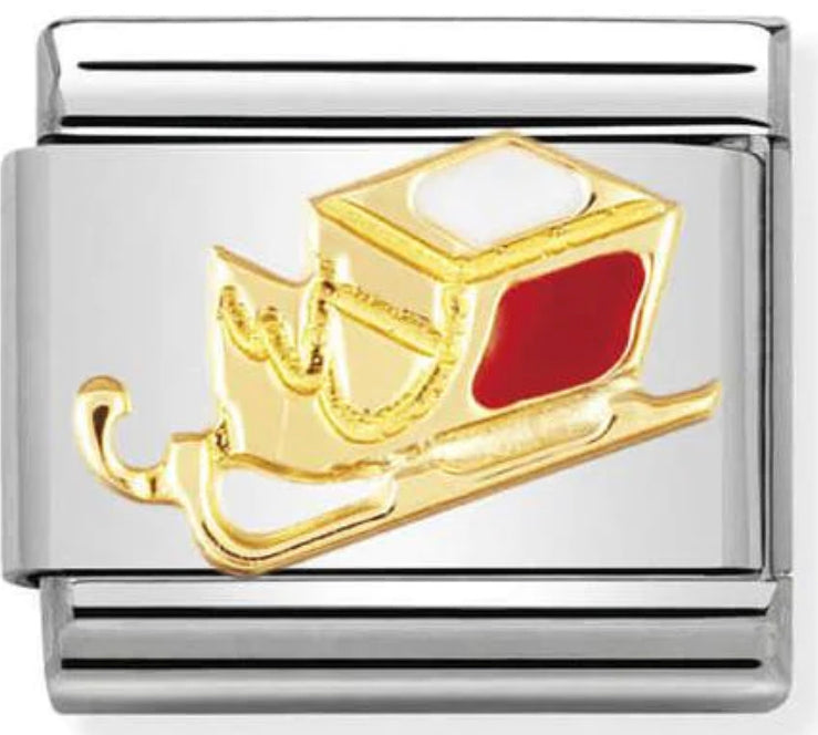 Christmas: Sledge Gold Charm