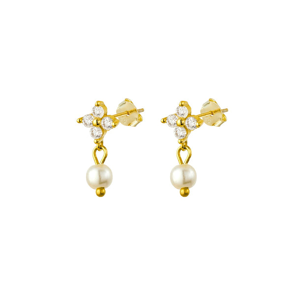 Earring -  Pearl Drop Studs