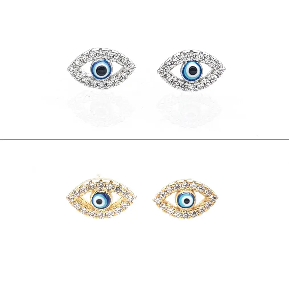 Mati Eye Stud Earrings
