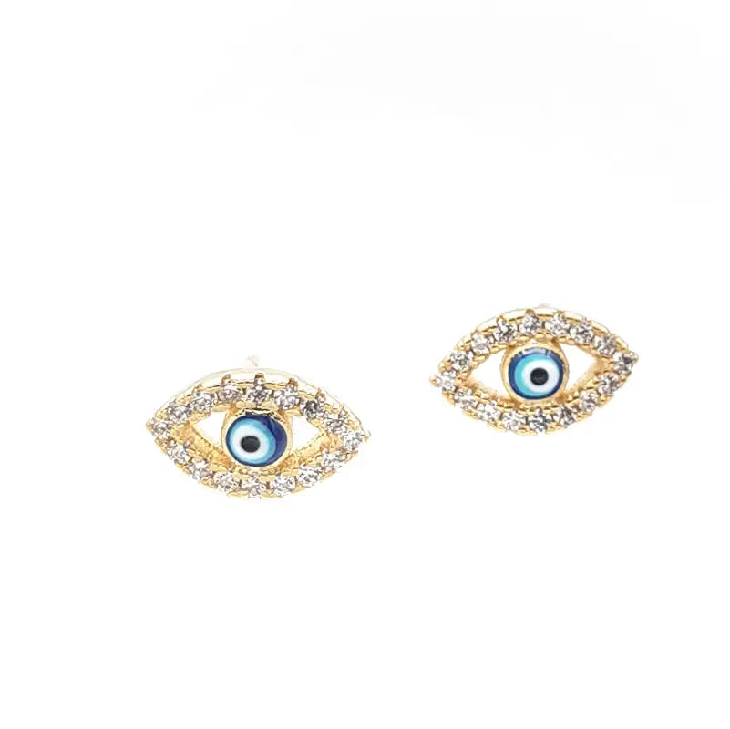 Mati Eye Stud Earrings