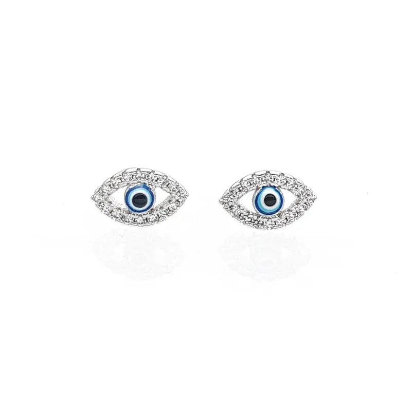 Mati Eye Stud Earrings