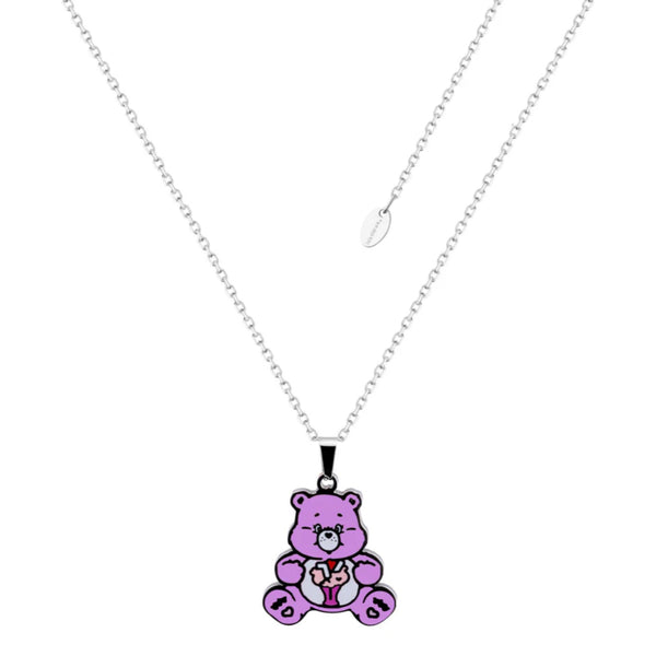 Care Bear - Purple Share Bear - Necklace & Earring