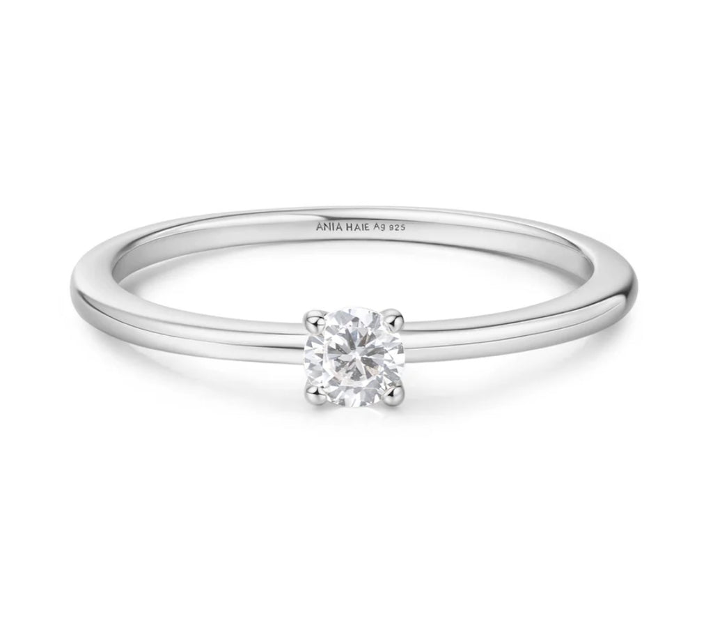 Sunny Sparkler - Classic Slim with CZ Stacking Ring - 2 Colours