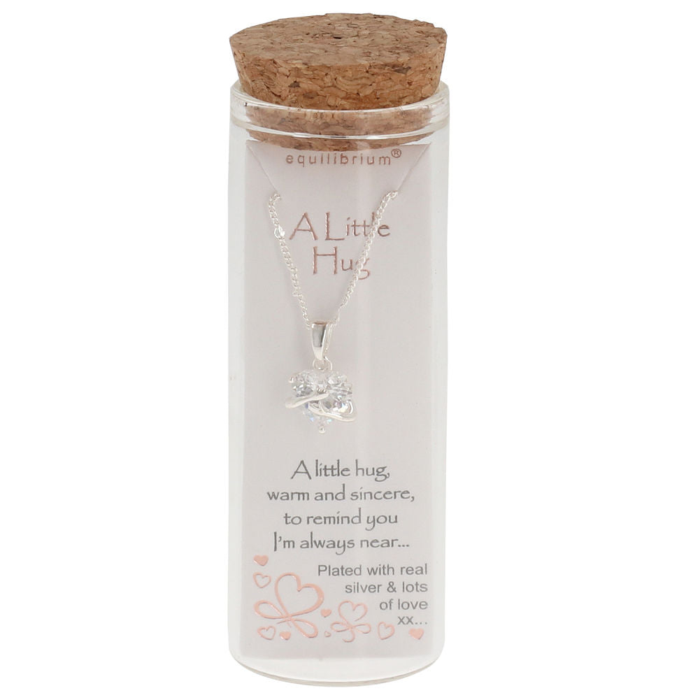 Equilibrium - Message in a Bottle - A LITTLE HUG NECKLACE
