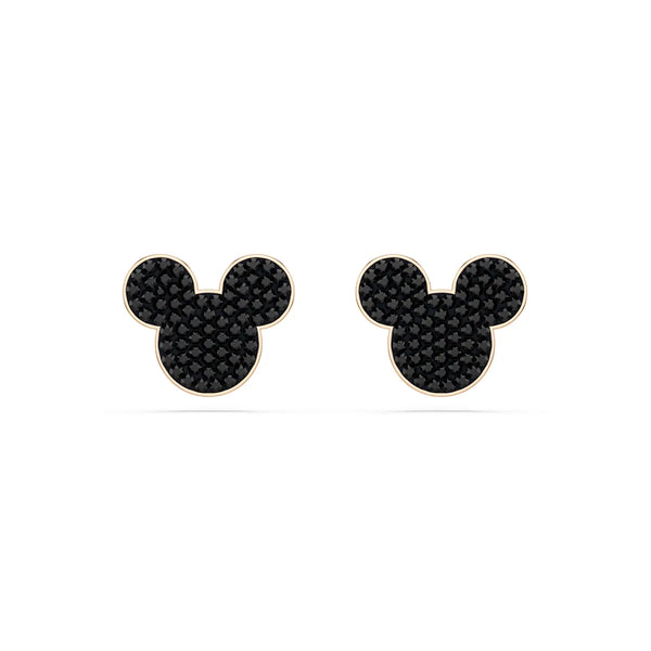 Mickey & Minnie Stud Earrings, Multicolored, Rose gold-tone plated