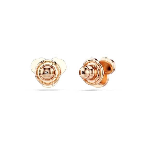 Mickey & Minnie Stud Earrings, Multicolored, Rose gold-tone plated